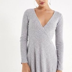 Urban Outfitters Coraline Cozy Wrap sweater Dress